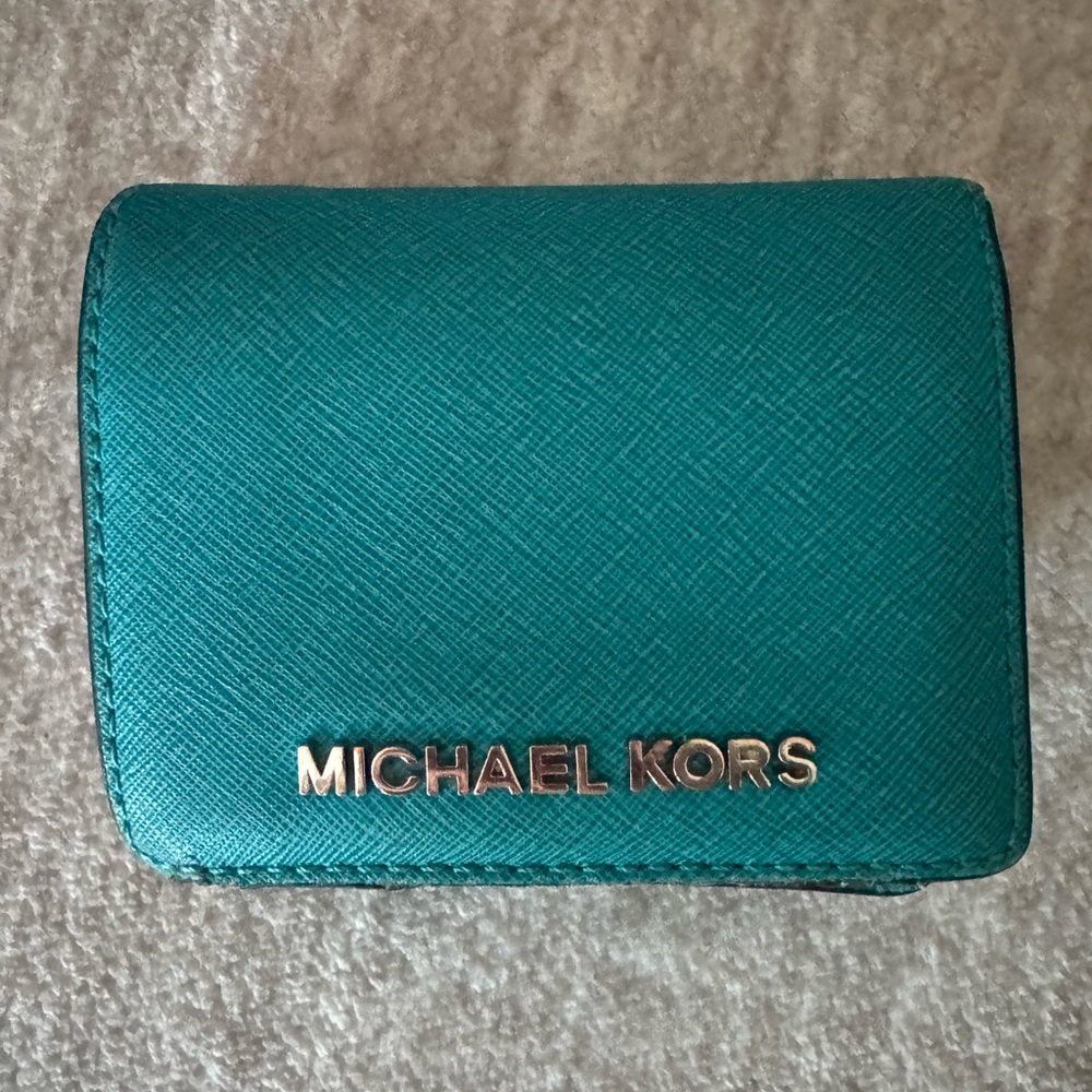 Michael Kors Turquoise Wallet